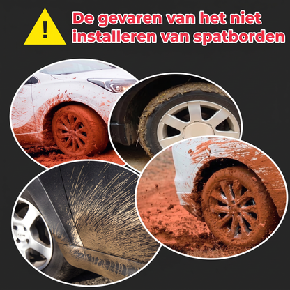 Auto Logo Spatborden - 4 Stuks