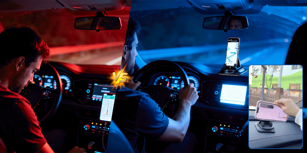 Autotelefoonhouder met 360° draaibare functie