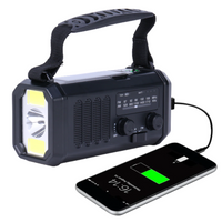 Noodradio - Ingebouwde powerbank, lamp en generator