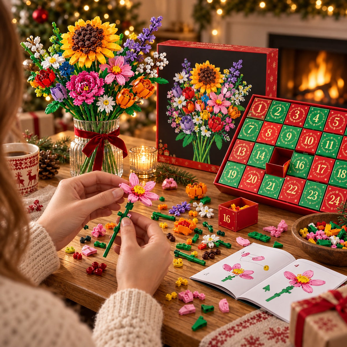 Bloemen Boeket Adventskalender – Maak je eigen magische boeket voor Kerstmis