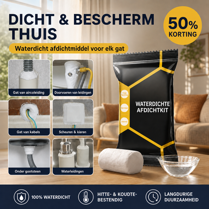 Waterdichte kit – Flexibel, weerbestendig en gemakkelijk aan te brengen
