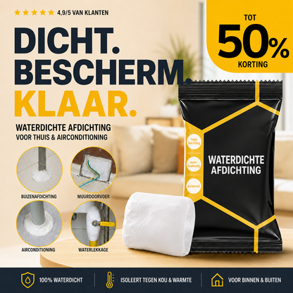 Waterdichte kit – Flexibel, weerbestendig en gemakkelijk aan te brengen
