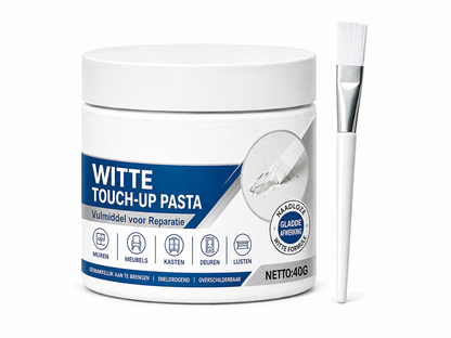 Reparatiepasta voor witte meubels