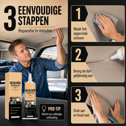 Lijm voor autohemelreparatie – sterke hechting voor snelle interieurreparaties