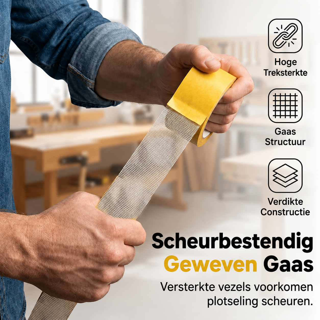 GripFix™ dubbelzijdig plakband