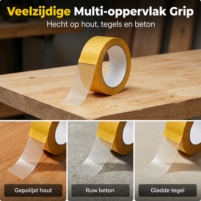 GripFix™ dubbelzijdig plakband