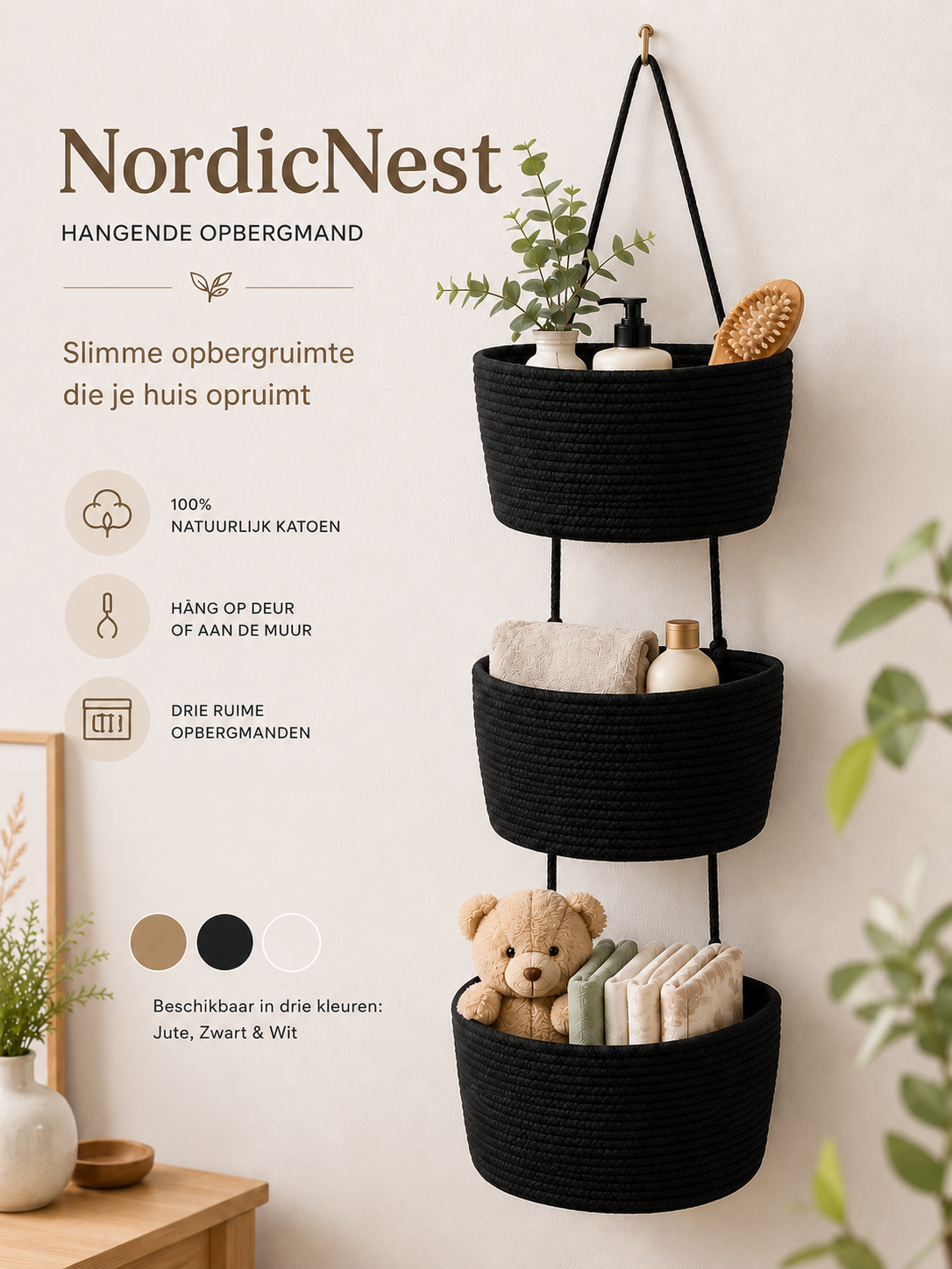 NordicNest – Hangende opbergmand