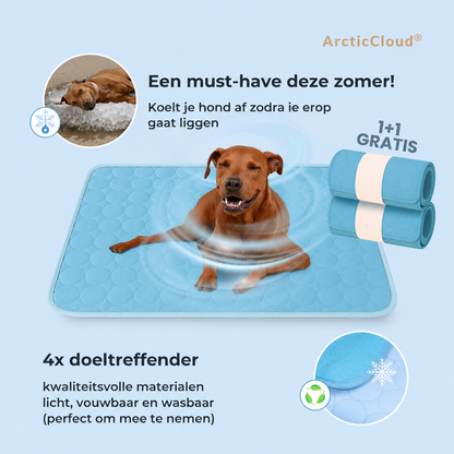ArcticCloud® - verkoelende hondenmat (1+1 GRATIS)