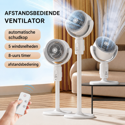 Gemotoriseerde staande ventilator