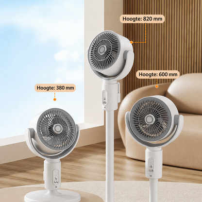 Gemotoriseerde staande ventilator