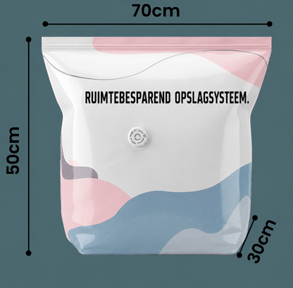 3D vacuüm opbergzakken zonder pomp