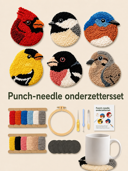 DIY Onderzetters Borduurset