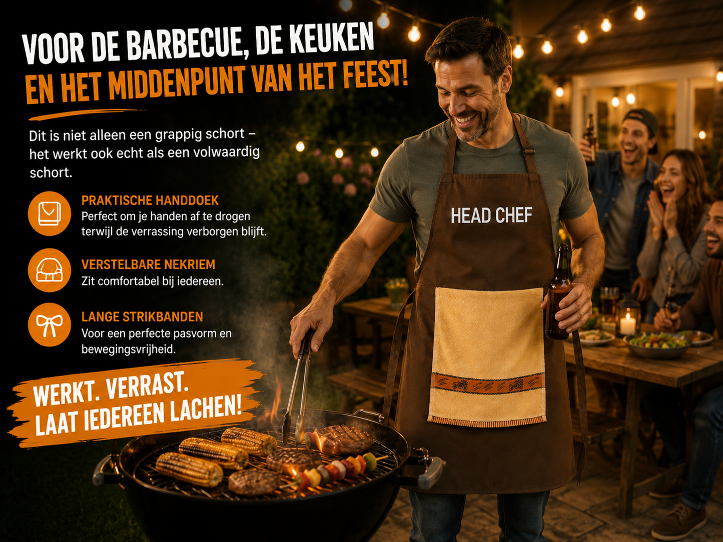 Het geheime recept van de chef-kok – het schort waarmee je gasten versteld zullen staan!