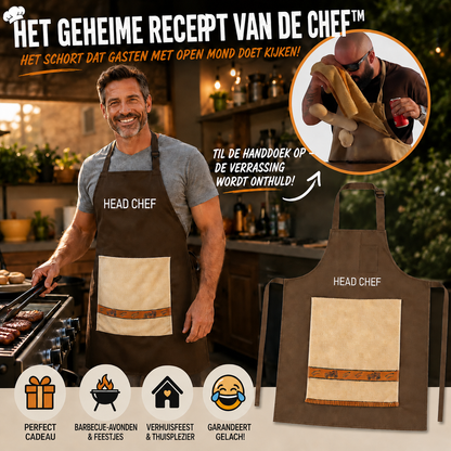 Het geheime recept van de chef-kok – het schort waarmee je gasten versteld zullen staan!