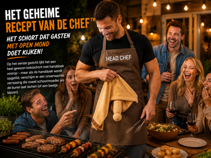 Het geheime recept van de chef-kok – het schort waarmee je gasten versteld zullen staan!
