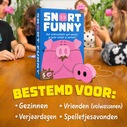 Pigsniff – Het spel waar lachen verboden is