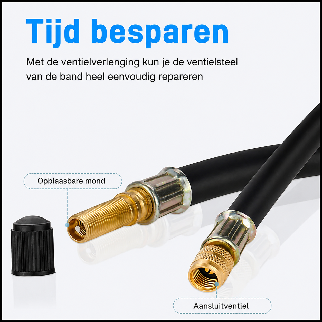 Universeel ventiel verlengstuk
