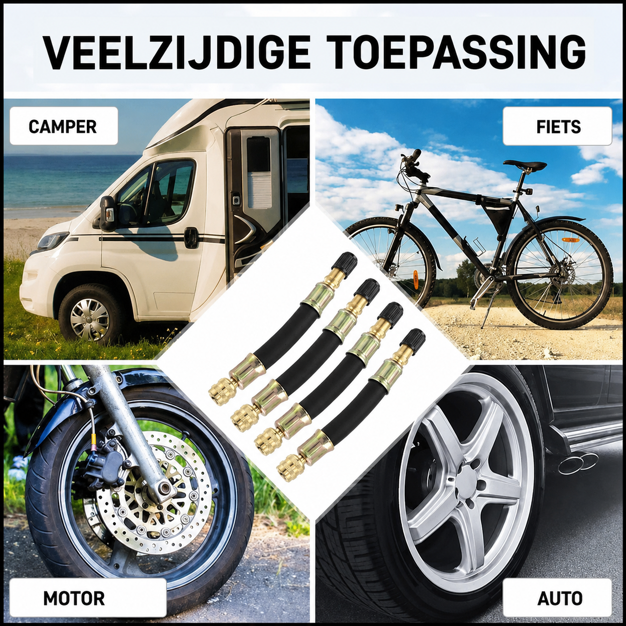 Universeel ventiel verlengstuk
