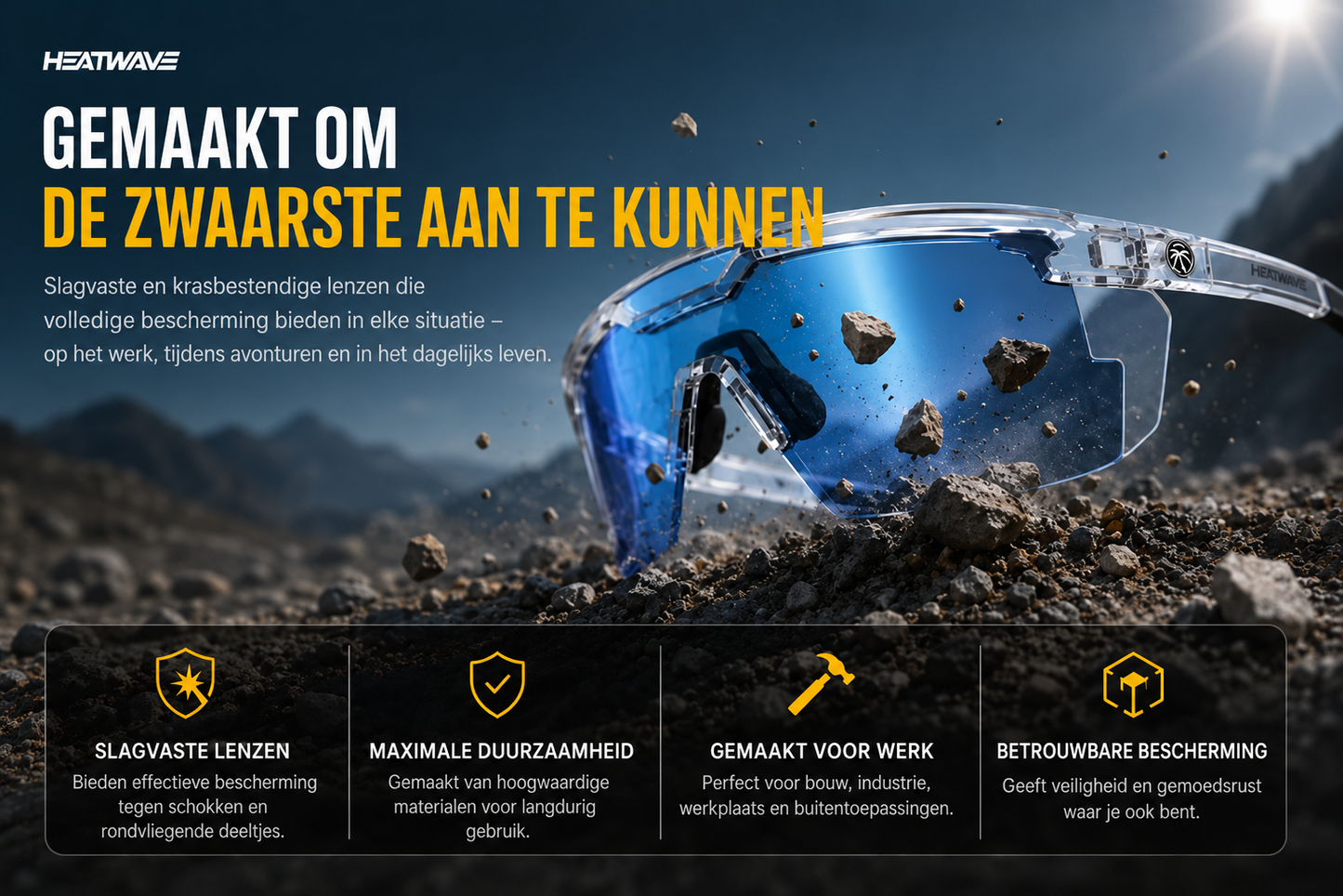 Zonnebril met adaptieve lenzen