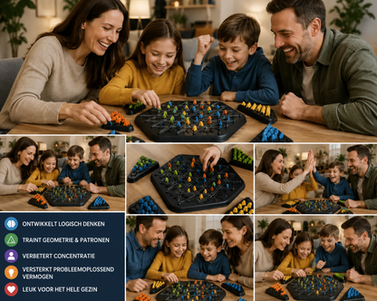 Driehoekenjacht: het bordspel dat logica en meetkunde traint