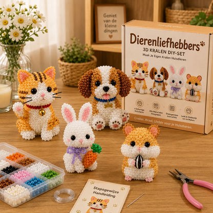 Kralen en knutselen: Dierenvrienden