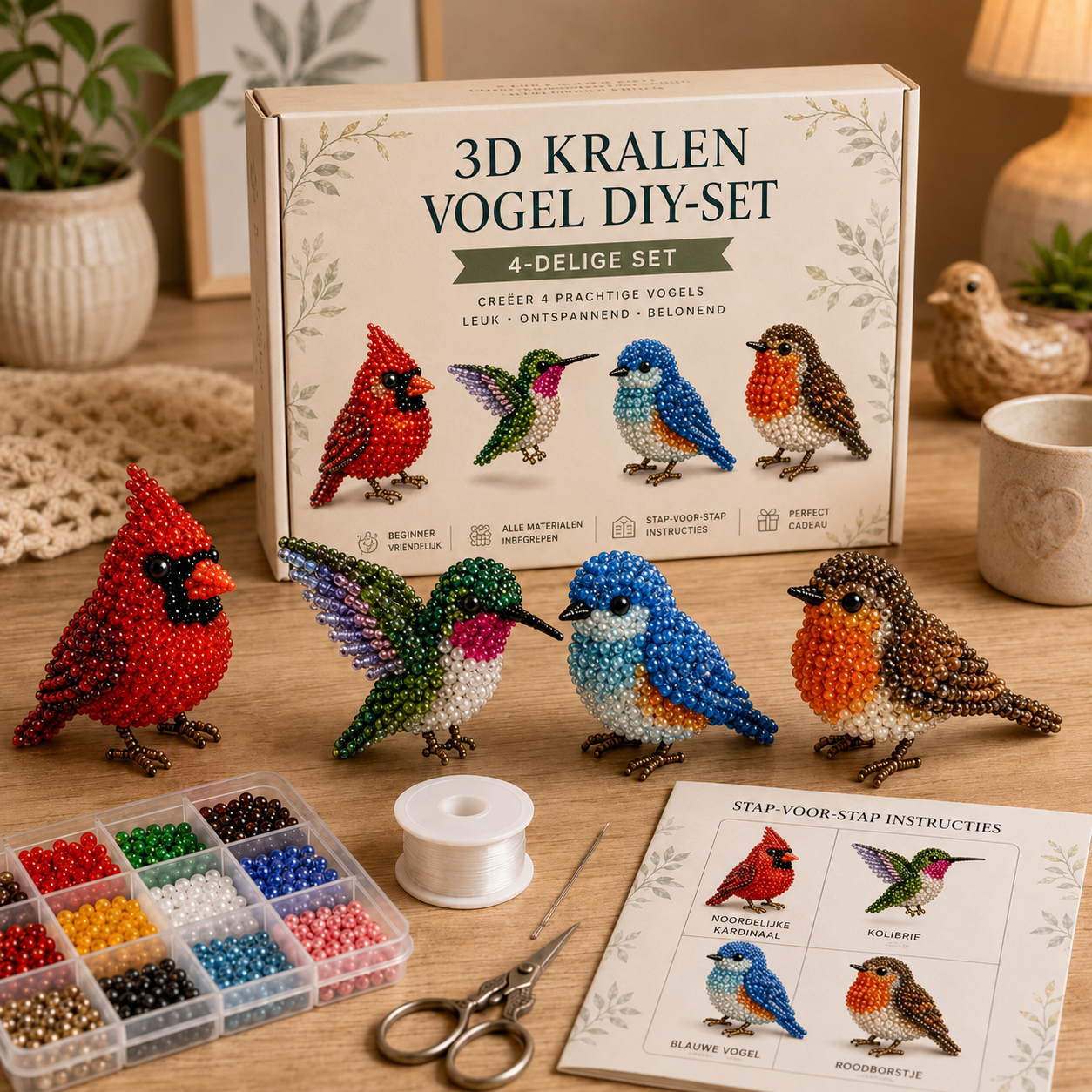 Kralen en knutselen: Dierenvrienden