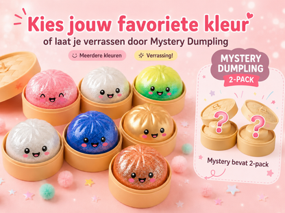 Glitter Dumpling Squishy – de schattigste stressbal van dit moment
