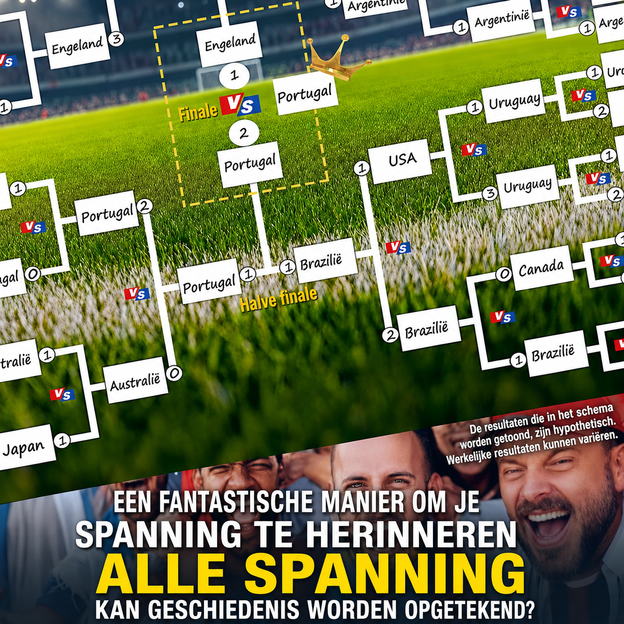 Programmaposters WK 2026 – Invullen, wedden en het hele kampioenschap volgen