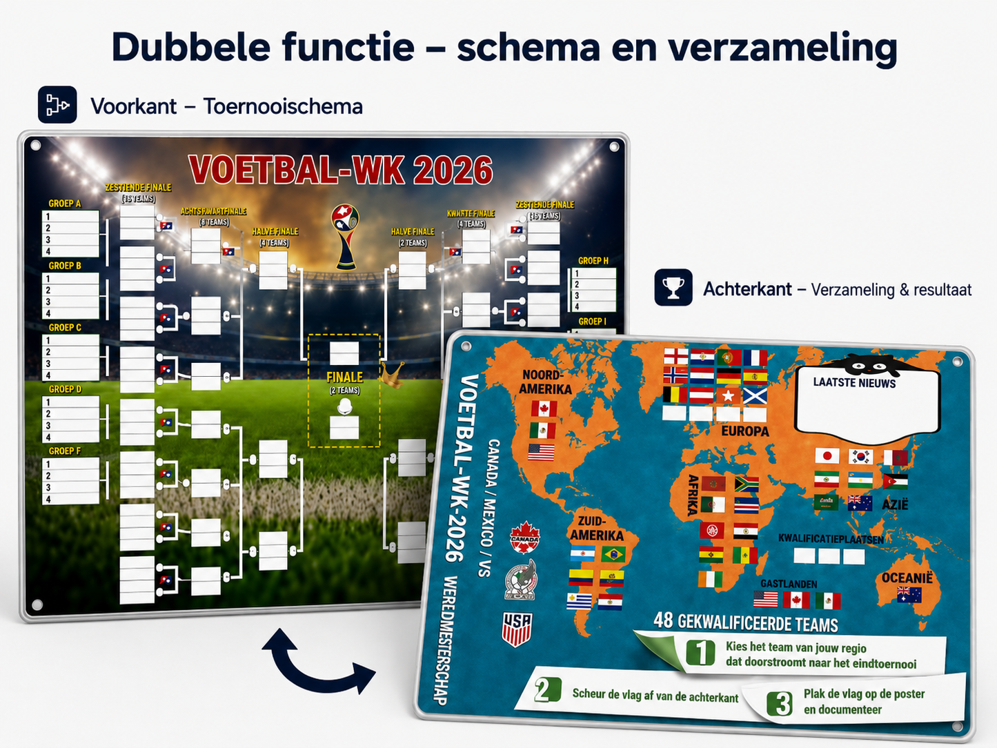 Programmaposters WK 2026 – Invullen, wedden en het hele kampioenschap volgen
