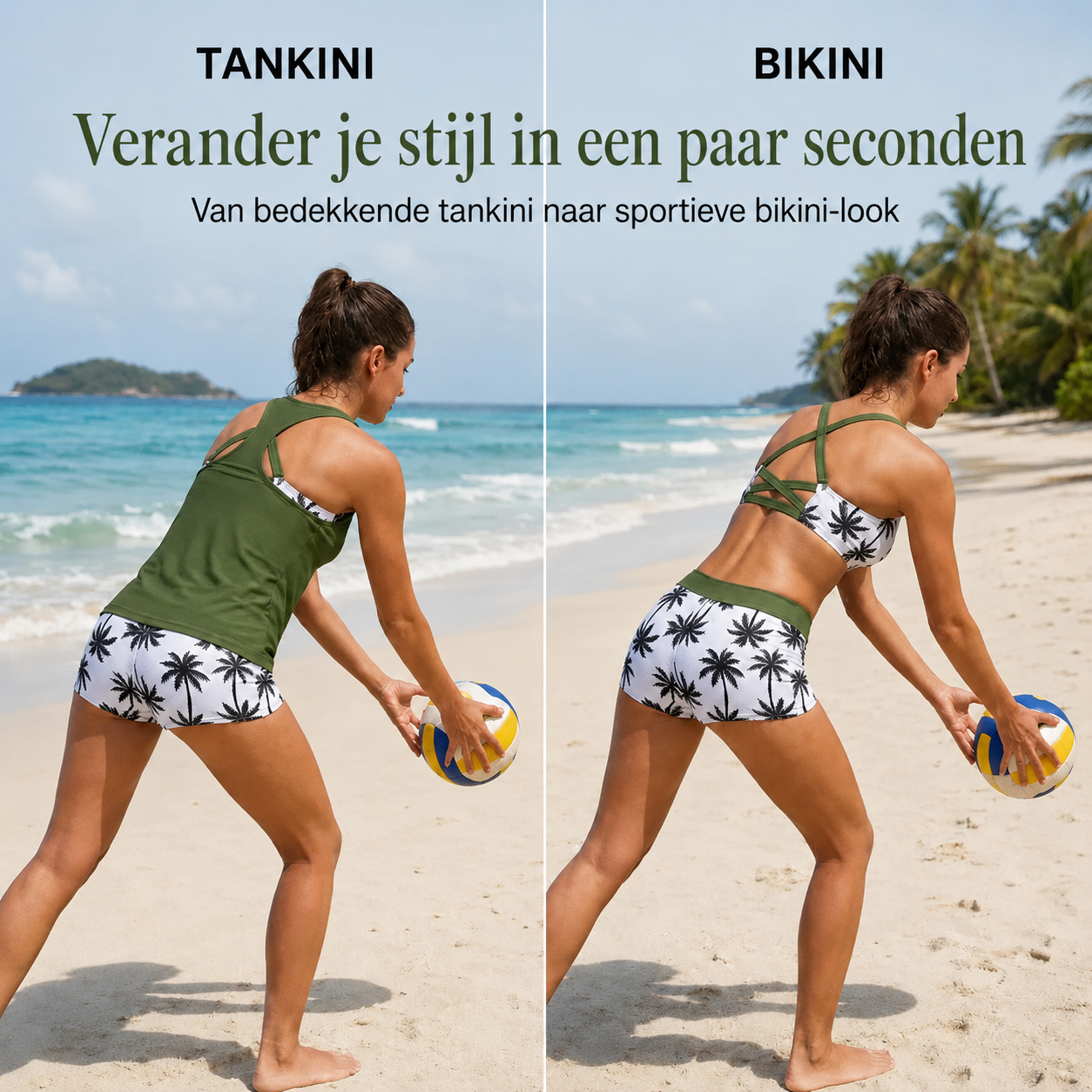 Actieve zomer tankini