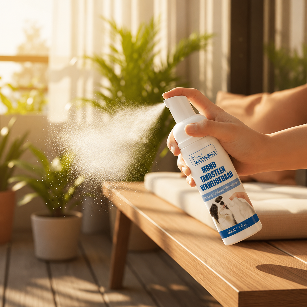 Tandsteen Verwijderingsspray voor Huisdieren