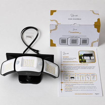 SolarGlow - Buitenlamp op Zonne-energie met Bewegingssensoren