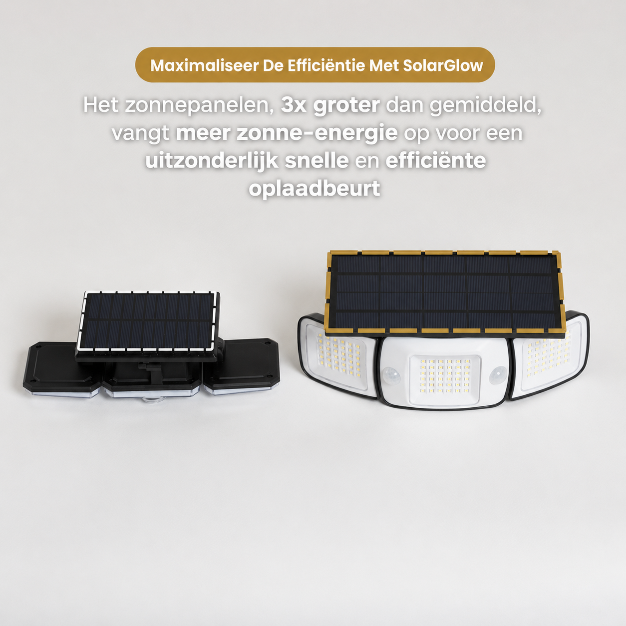 SolarGlow - Buitenlamp op Zonne-energie met Bewegingssensoren