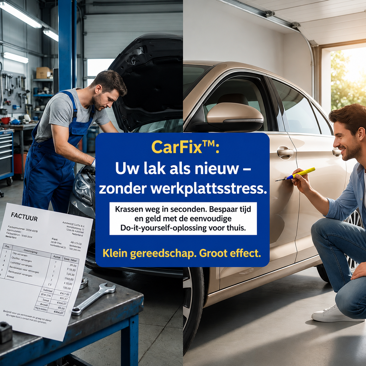 CarFix: één beweging en de kras is verdwenen