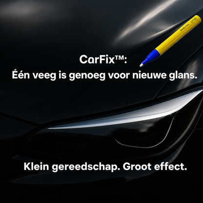 CarFix: één beweging en de kras is verdwenen