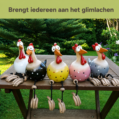 Leuke kippendecoraties voor je tuin