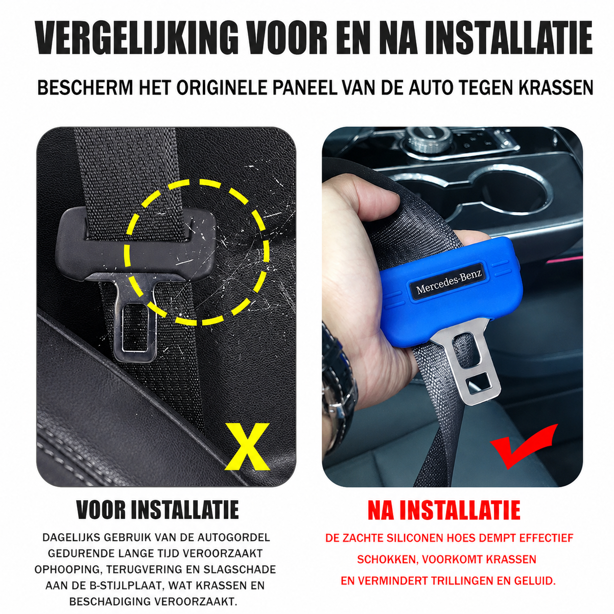 Autogordel Logo Beschermhoes