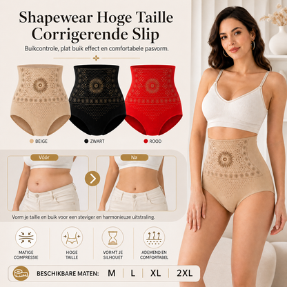 Corrigerende shorts met hoge taille