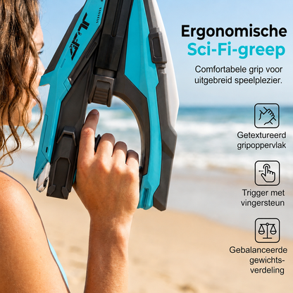 Elektrisch waterpistool met LED- en misteffecten