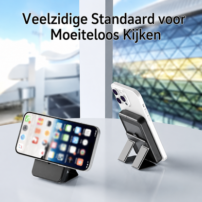 Magnetische draadloze powerbank met standaard