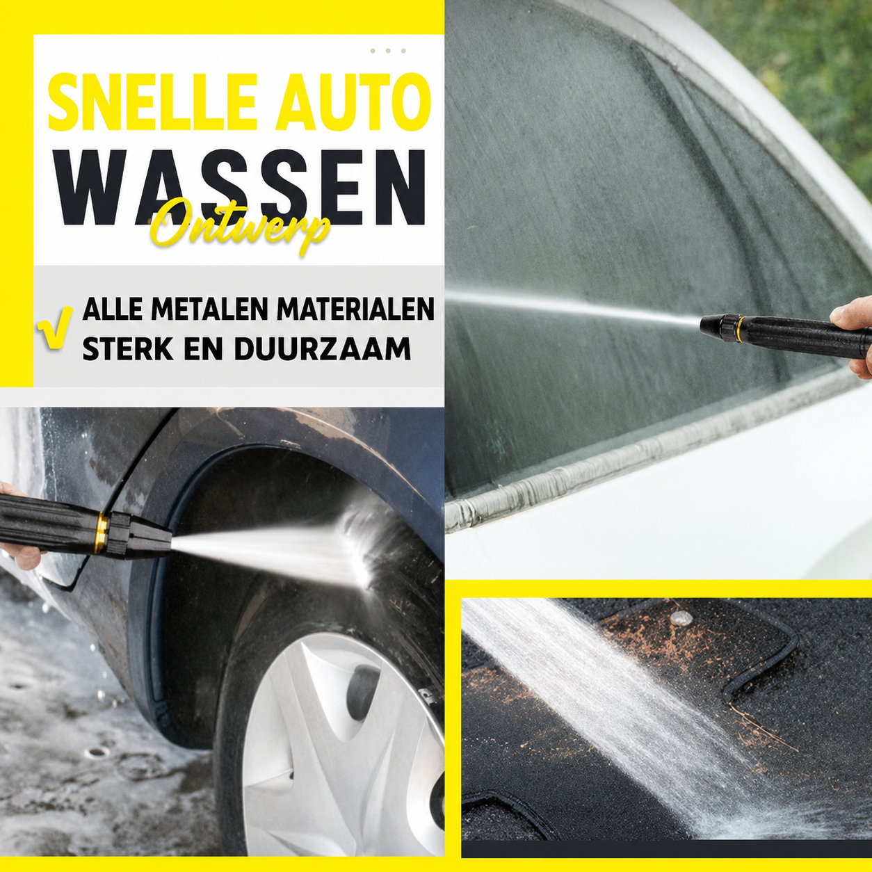 Verbeterde Autowas Drukreiniger