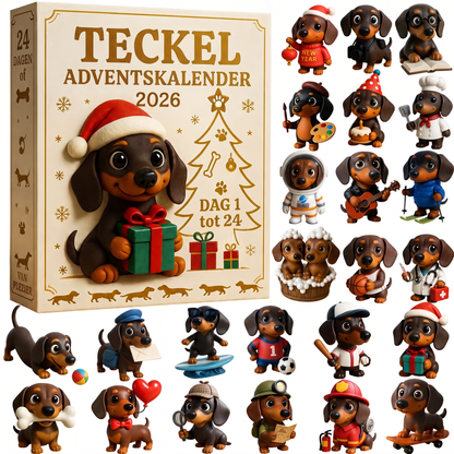 Dachshund Adventkalender