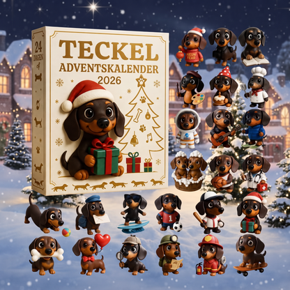 Dachshund Adventkalender