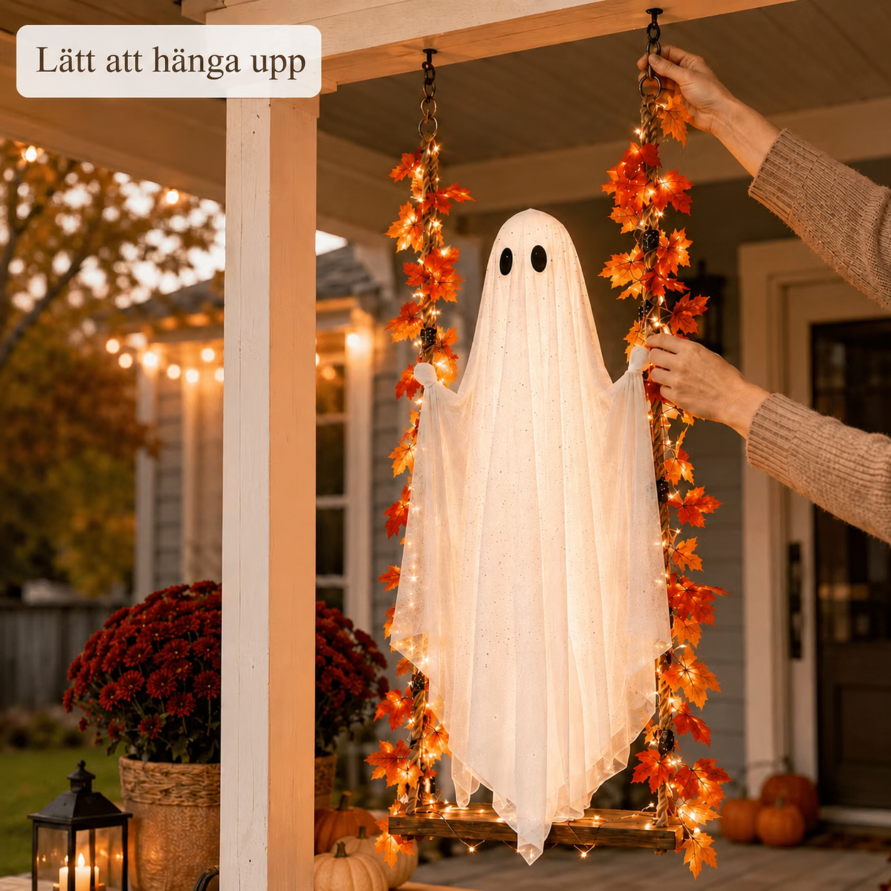 De spookschommel met ledverlichting – dé Halloween-nieuwigheid van dit jaar!