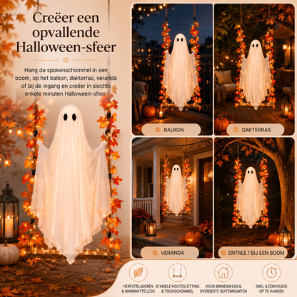 De spookschommel met ledverlichting – dé Halloween-nieuwigheid van dit jaar!
