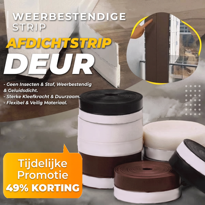 Deurafdichting 5M – Houdt stof, insecten en geluid tegen