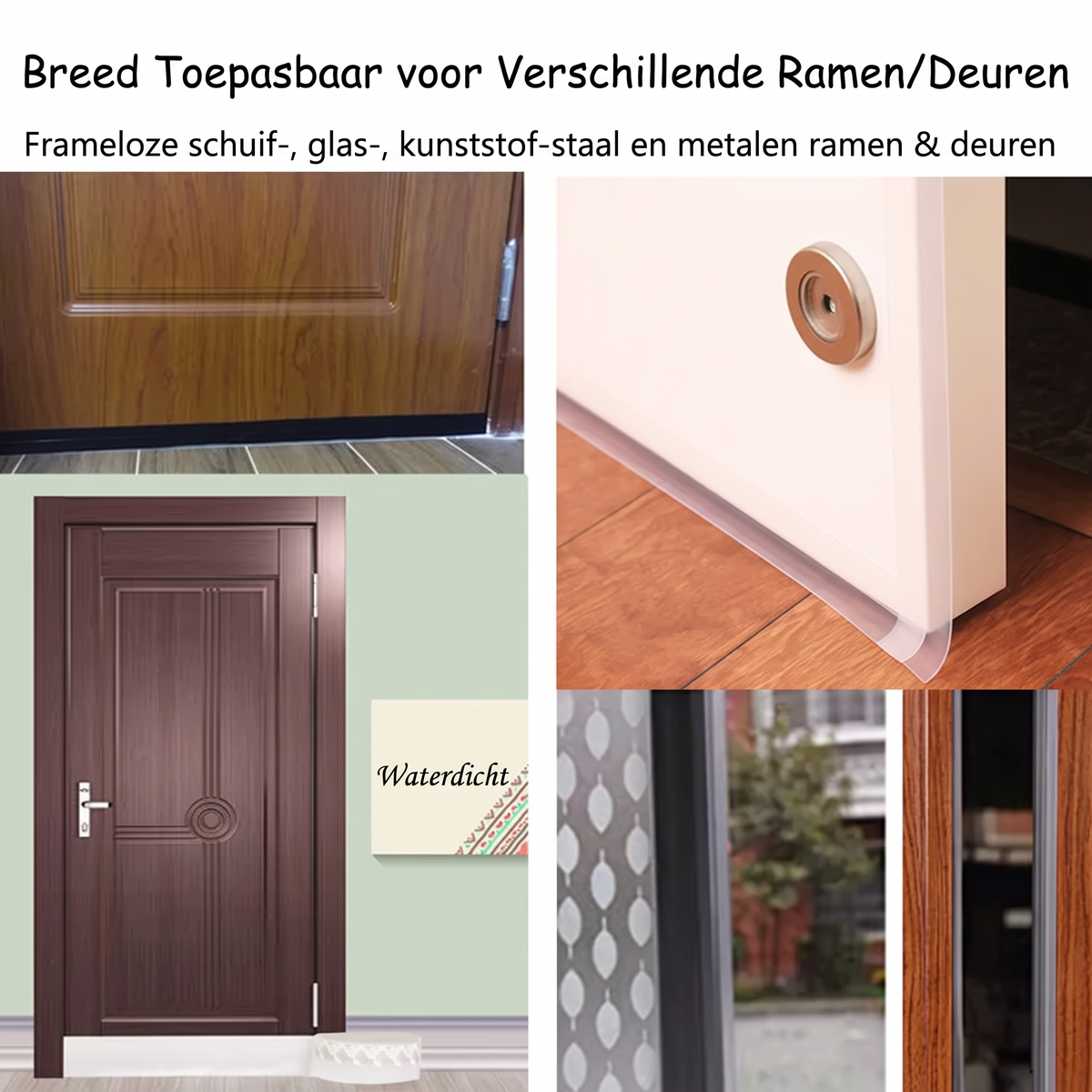 Deurafdichting 5M – Houdt stof, insecten en geluid tegen