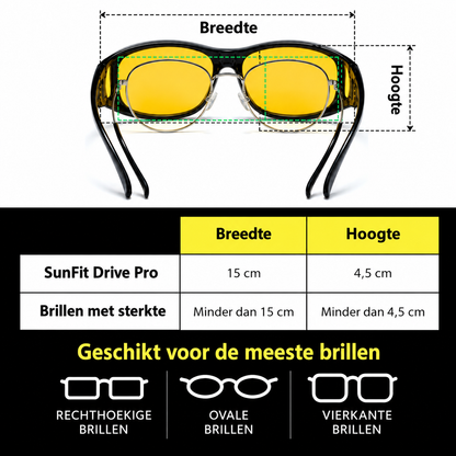 Sun Fit™  Nachtbril voor tijdens het rijden