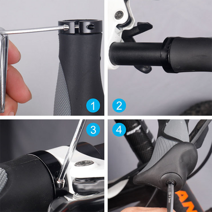 Ergonomische fietsstuurgrepen – perfect voor mountainbiken en wielrennen op de weg
