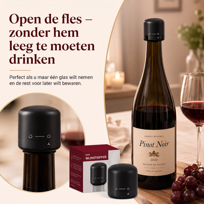 Flessenstopper voor Wijn en Champagne